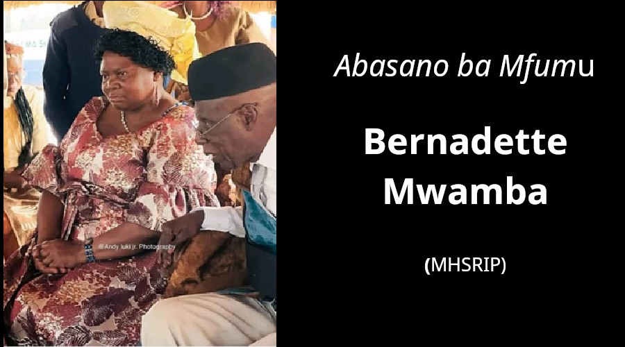 Government mourns Abasano ba Mfumu, Wife to Paramount Chief Chitimukulu Of The Bemba People